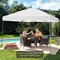 Best Choice Products 12x12ft Easy Setup Pop Up Canopy w/ 1-Button Setup, Wheeled Case, 4 Weight Bags